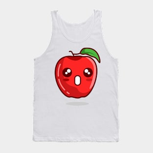 wow apple react Tank Top